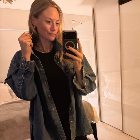 Brooke Ely Danielson wearing denim on denim